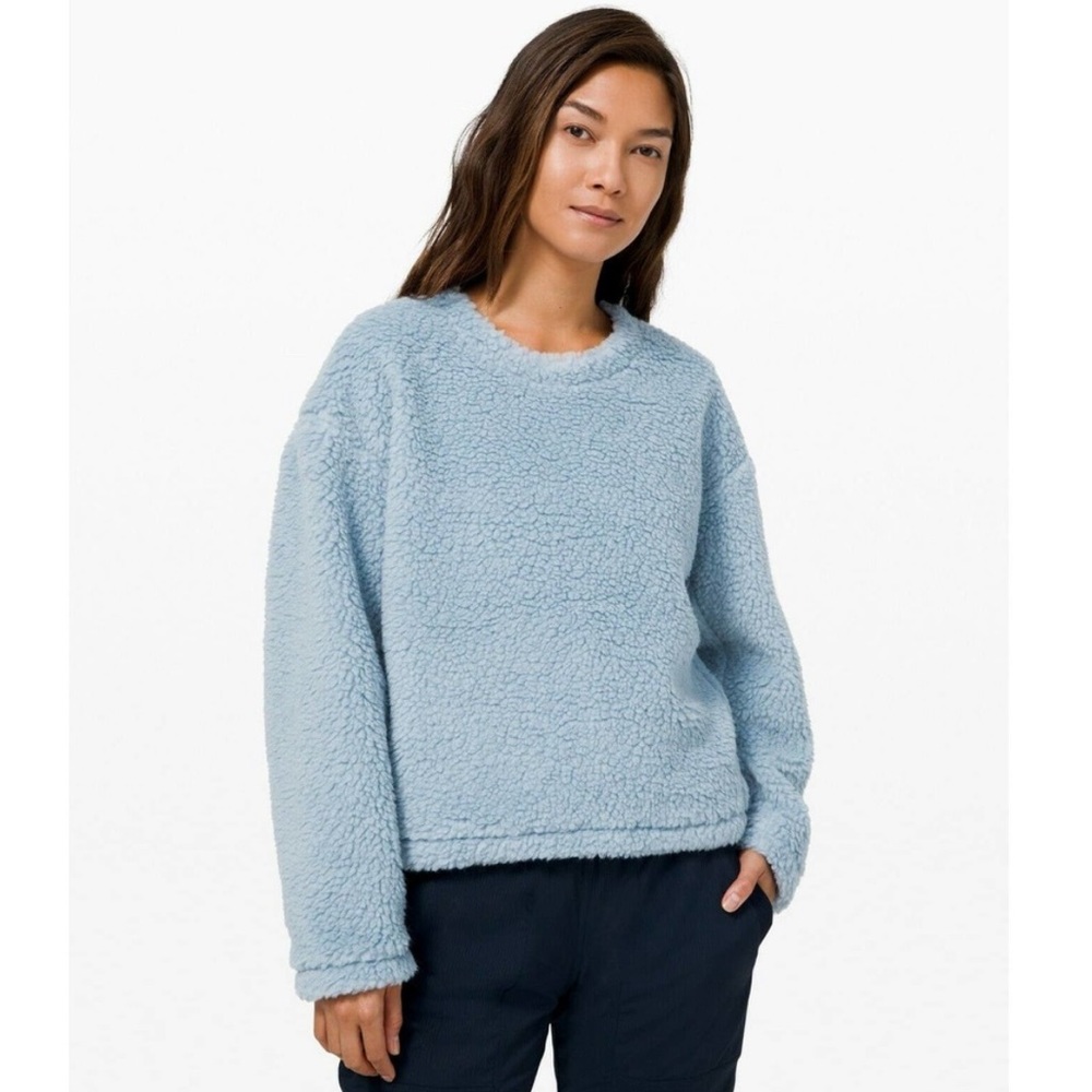 Lululemon Cropped Wool Whenever Crew Sweater - Picture 1 of 12